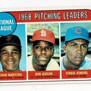 1969 Topps 1968 Pitching Leaders #10