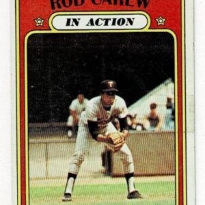 1972 Topps Rod Carew In Action #696