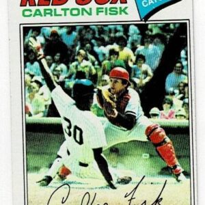 1977 Topps Carlton Fisk #640