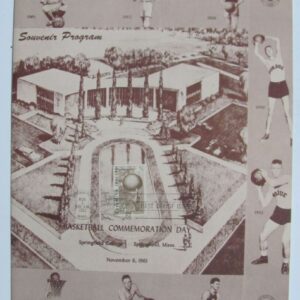 Souvenir Program Basketball Commemoration Day 1961 HOF