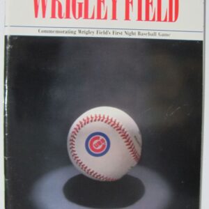 Chicago Cubs First Night Game Program