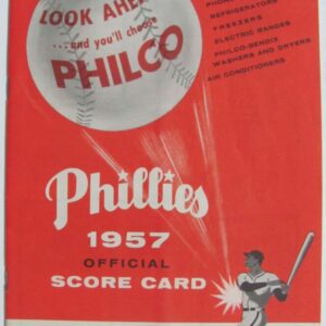 1957 Philadelphia Phillies v. St.Louis Cardinals Program