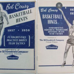 Lot of 2 Bob Cousy Basketball Hints Booklets 1957 & 1958