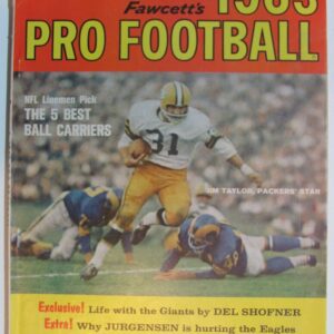 Fawcett's 1963 Pro Football Magazine Jim Taylor