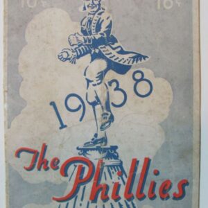 Brooklyn Dodgers v. Philadelphia Phillies Scorecard 1938