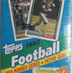 1992 Topps Football Unopened Box High Number Series