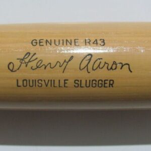 1977-1980 Hank Aaron Store Bat R43 Powerized Louisville Slugger