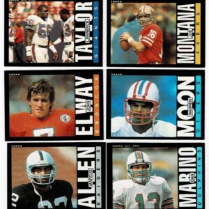 1985 Topps Football Complete Set