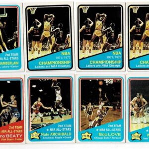 Lot of 130 1972-73 Topps Basketball w/ 45 HOFers