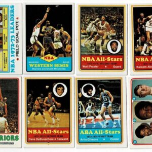 Lot of 190 1973-74 Topps Basketball w/ 41 HOFers