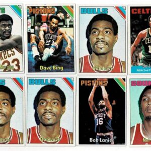 Lot of 112 1975-76 Topps Basketball w/ 25 HOFers