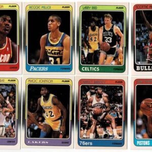 1988 Fleer Basketball Partial Set of 127 Cards & 5 Stickers