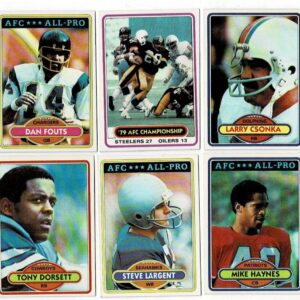 1980 Topps Football Complete Set