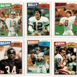 1987 Topps Football Complete Set with 1000 Yard Set