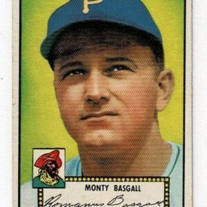 1952 Topps Monty Basgall #12 Red Back