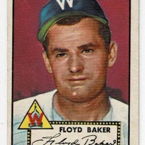 1952 Topps #292 Floyd Baker