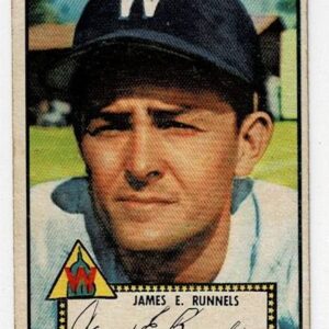1952 Topps Pete Runnels #2 Red Back