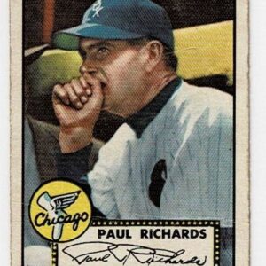 1952 Topps #305 Paul Richards