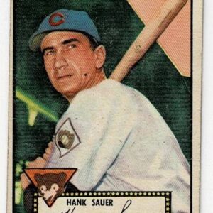 1952 Topps Hank Sauer #35 Red Back