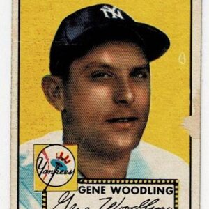 1952 Topps #99 Gene Woodling Red Back