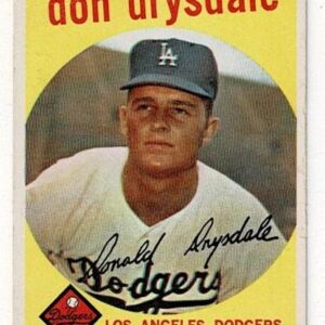 1959 Topps Don Drysdale #387