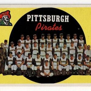 1959 Topps Pittsburgh Pirates Team Card #528