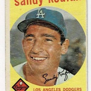 1959 Topps Sandy Koufax #163