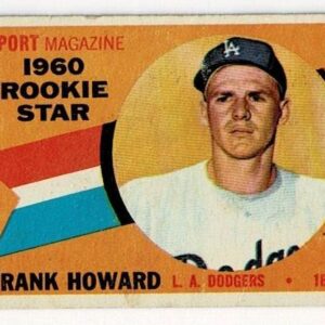1960 Topps Frank Howard Rookie #132
