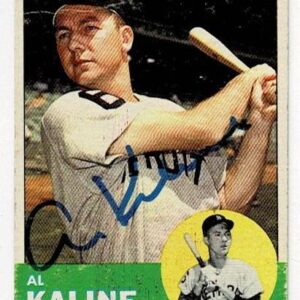1963 Topps Al Kaline Signed Card