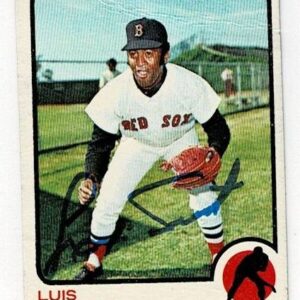 1973 Topps Luis Tiant Signed Card