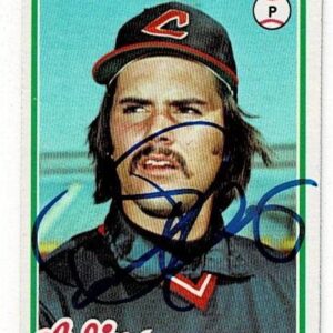 1978 Topps Dennis Eckersley Signed Card