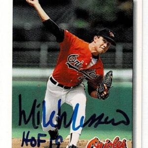 1992 Upper Deck Mike Mussina Signed Card