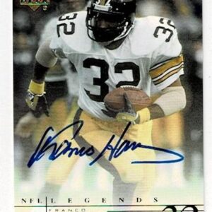2001 Upper Deck NFL Legends Autograph Franco Harris