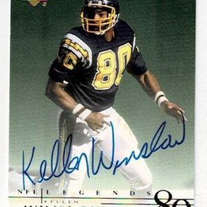 2001 Upper Deck NFL Legends Autograph Kellen Winslow