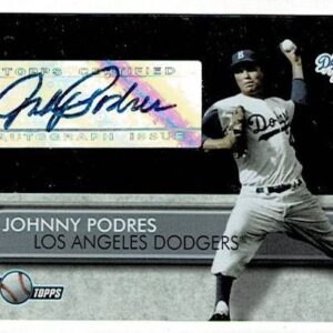 2005 Team Topps Johnny Podres Autograph Brooklyn Dodgers