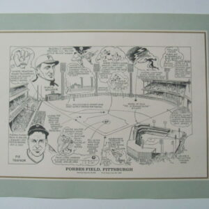 1990 Sporting News Litho Print Forbes Field Pittsburgh Pirates