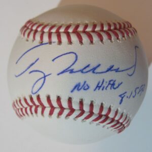 Terry Mulholland Signed and Inscribed No-Hitter Baseball MLB Certification