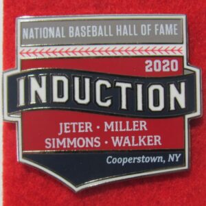 2020 Baseball Hall of Fame Induction Pin Derek Jeter et.al.