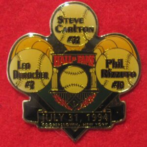1994 Baseball Hall of Fame Induction Pin Steve Carlton, Phil Rizzuto