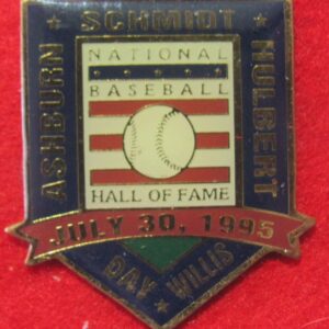 1995 Baseball Hall of Fame Induction Pin Mike Schmidt, Richie Ashburn