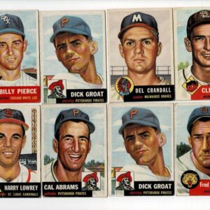 Lot of 23 1953 Topps Baseball Cards