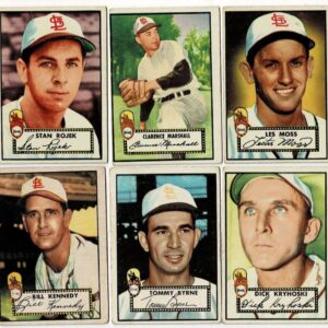 Lot of 10 1952 Topps Baseball Cards St. Louis Browns