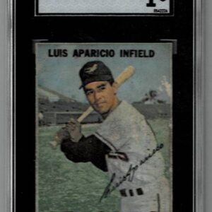 1967 Topps Venezuelan Luis Aparicio SGC 1