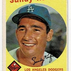 1959 Topps Sandy Koufax #163