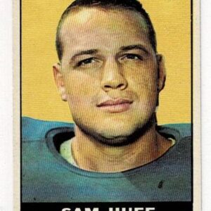 1961 Topps Football Sam Huff # 91