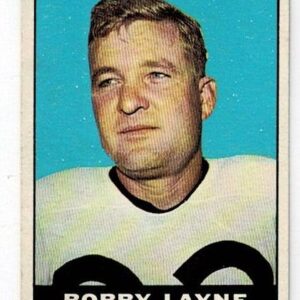 1961 Topps Football Bobby Layne #104