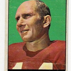 1961 Topps Football Y.A. Tittle #58