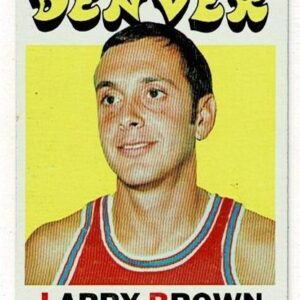 1971-72 Topps Basketball Larry Brown Rookie #152