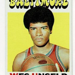 1971-72 Topps Basketball Wes Unseld #95