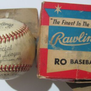1960s Rawlings Official Eastern League Baseball in Box